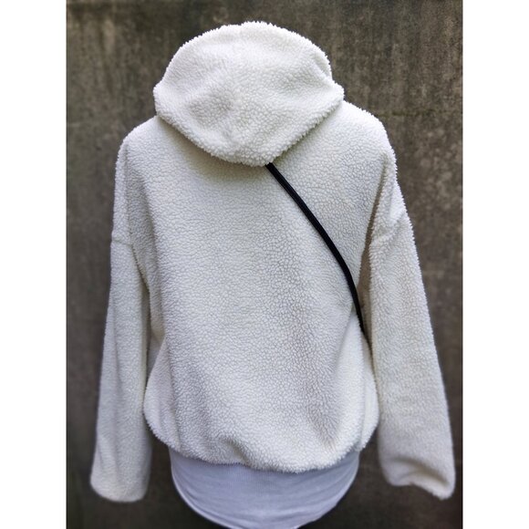 2 Items Tommy Jeans Teddy Bear Jacket NWOT with Tommy Crossbody NWT - Picture 6 of 7